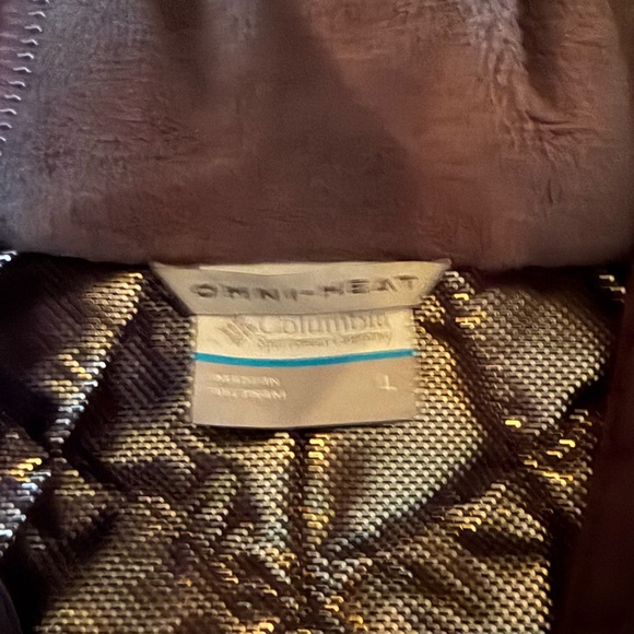 Columbia Women's Dark Purple Omni Heat Mid Puffer Jacket - Picture 4 of 5